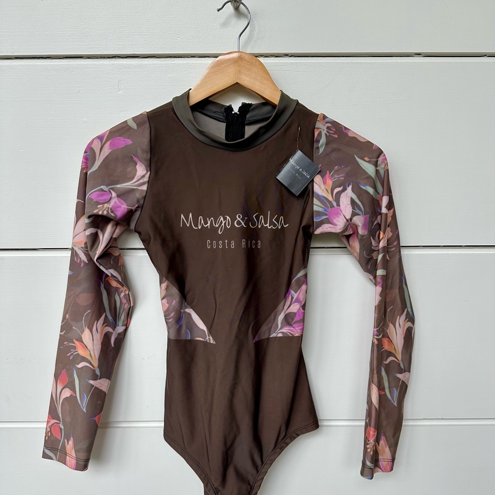 Women’s Long-sleeve one piece, perfect for surfing